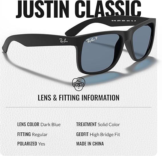 Color Mix Square Shape Sunglasses With Eyewear Kit Bundle Polarized Dark Blue Lens