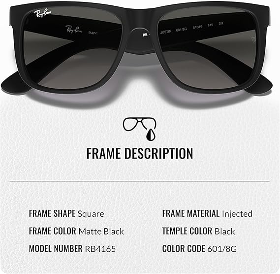 Square Shape Sunglasses With Eyewear Kit Bundle - High Bridge Fit - Dark Grey Lens