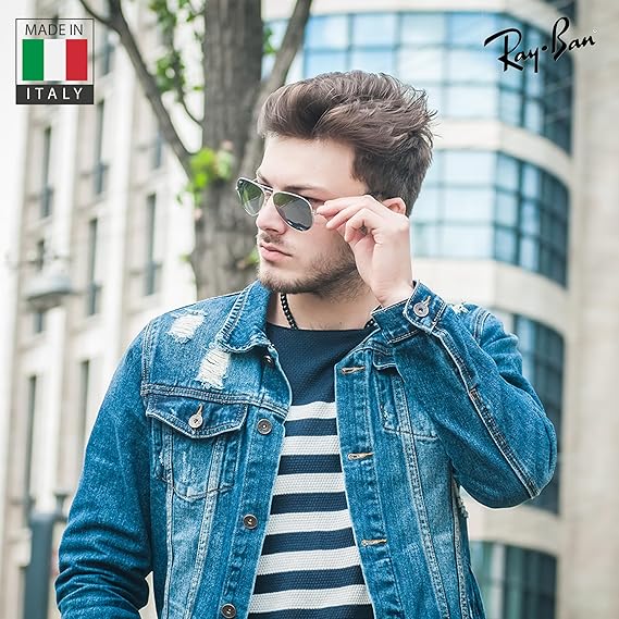 Classic Aviator Shape Sunglasses With Eyewear Kit Bundle  Polished Silver Frame Grey Lens