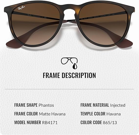 Classic Phantos Shape Sunglasses With Eyewear Kit Bundle - High Bridge Fit - Brown Lens