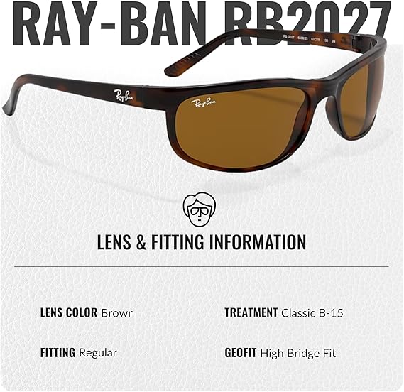 Rectangle Sunglasses With Eyewear Kit Bundle - High Bridge Fit -Polarized Grey Lens