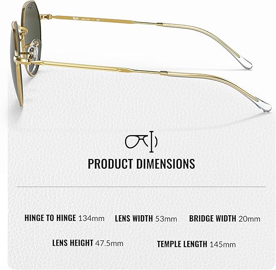 Round Shape Sunglasses With Eyewear Kit Bundle  Polished Gold Frame  Green Lens