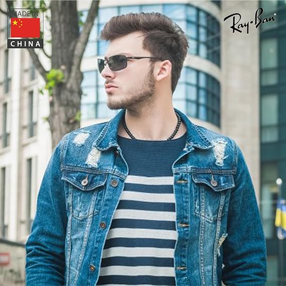 Rectangle Sunglasses With Eyewear Kit Bundle Black Frame Polarized Grey Lens