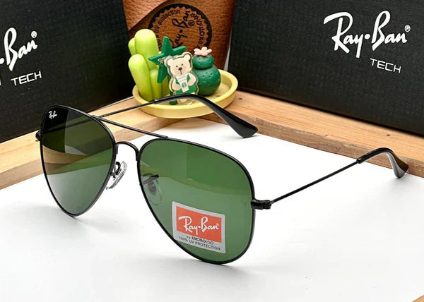 Aviator Classic Black G-15 UV-400 Sunglasses