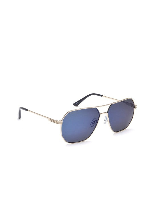 Blue Men Square Sunglasses