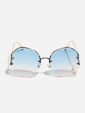 Gold Round Sunglass