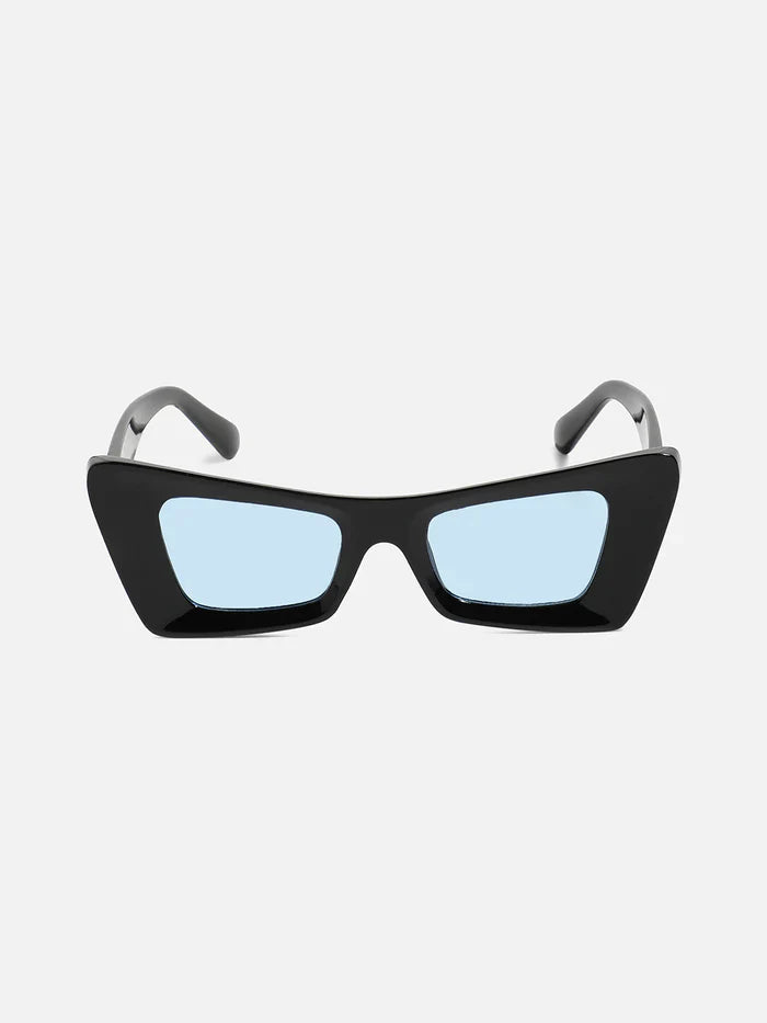 Solid Cateye Sunglasses - Black