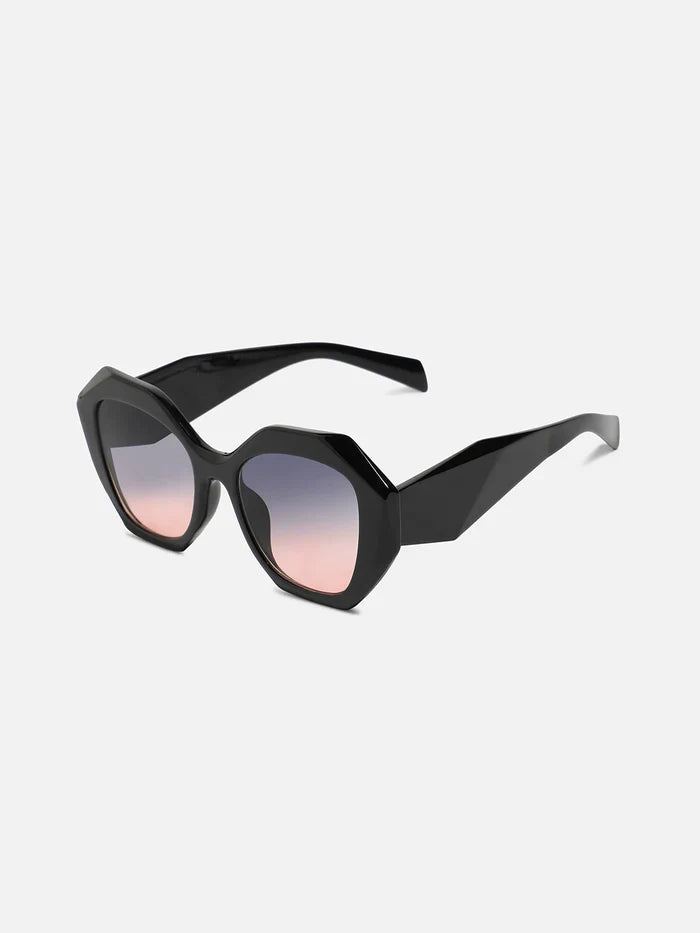 Gradient Oversized Sunglasses - Black