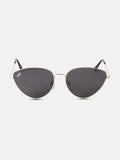 full-rimm Rim Cateye Sunglasses - Gold