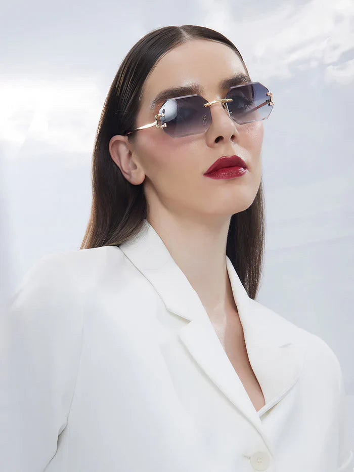 The Gulf Geometric Sunglasses - California Gold