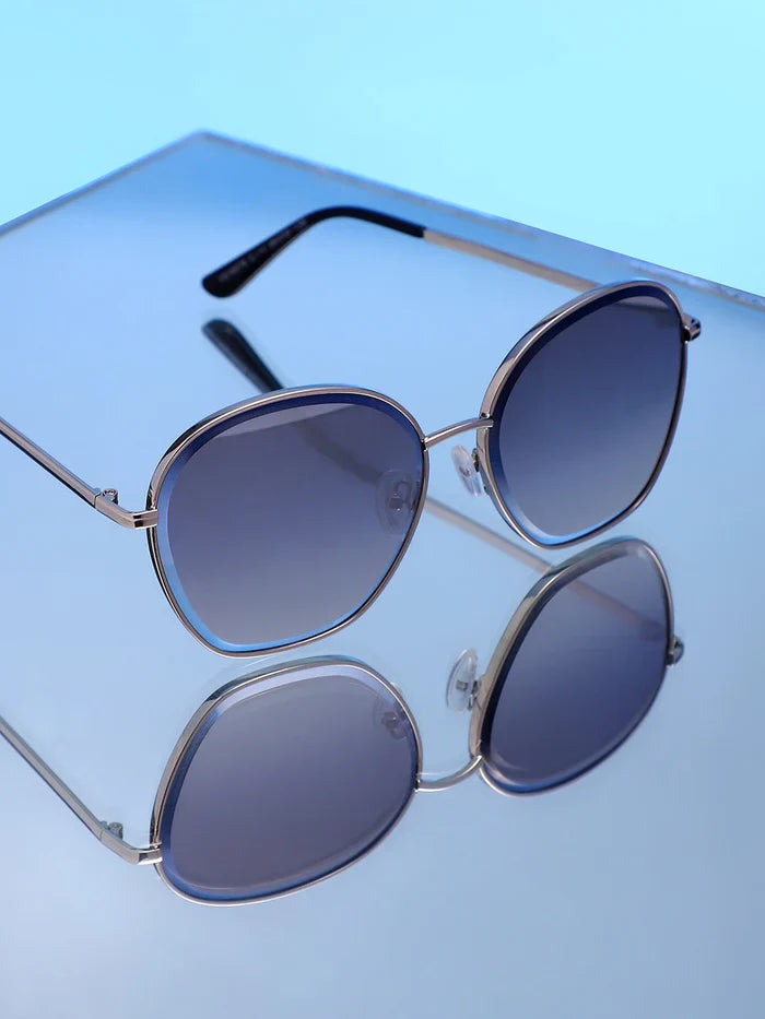 Metallic Butterfly Sunglasses