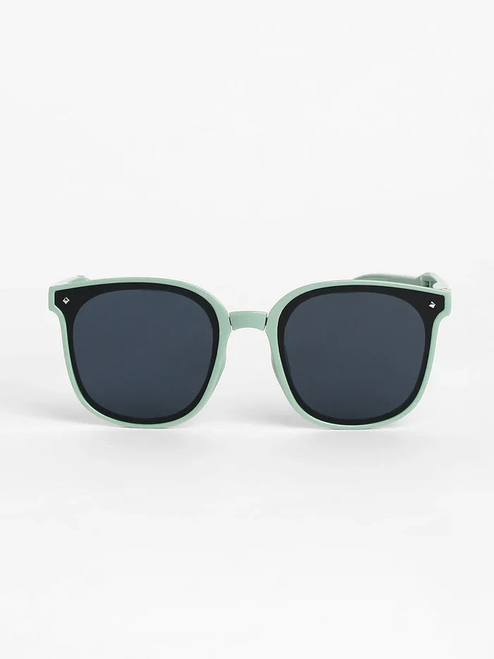 Foldable Wayfarer Sunglasses - Green