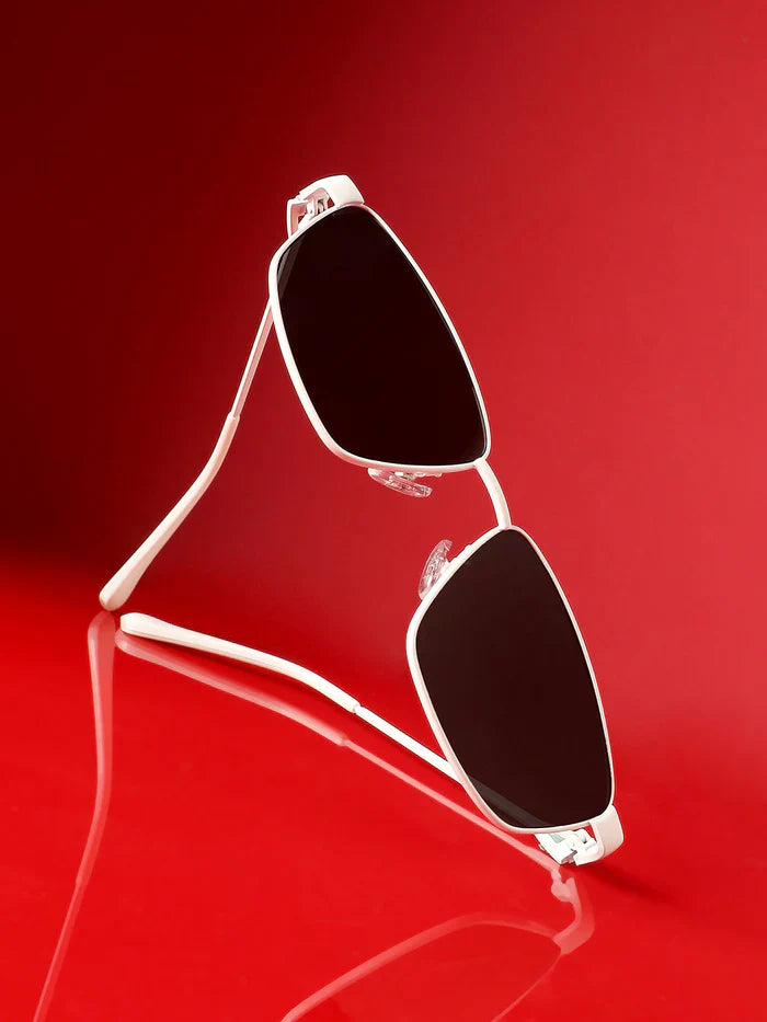 Full Rim Shield Sunglasses - White