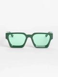 Chunky Wayfarer Sunglasses - Green
