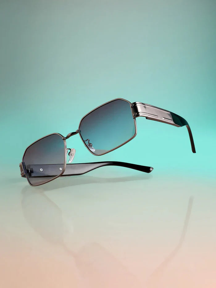 Full Rim Rectangular Sunglasses For Women