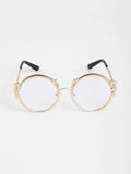 The Renaissance Round Sunglasses - Champayne Gold