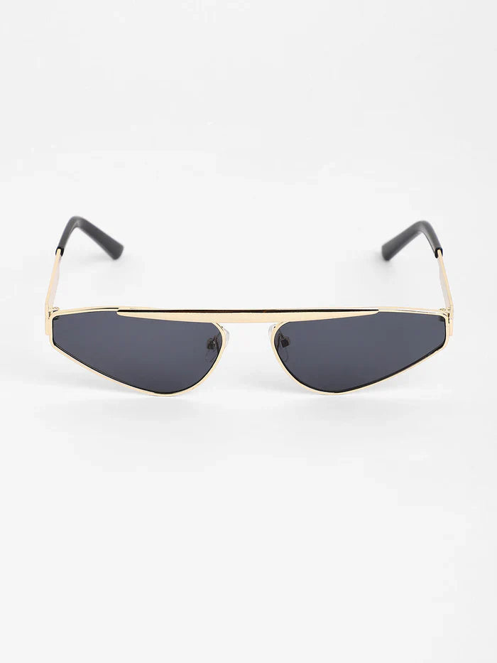 The Swish Cateye Sunglasses - Midnight Black