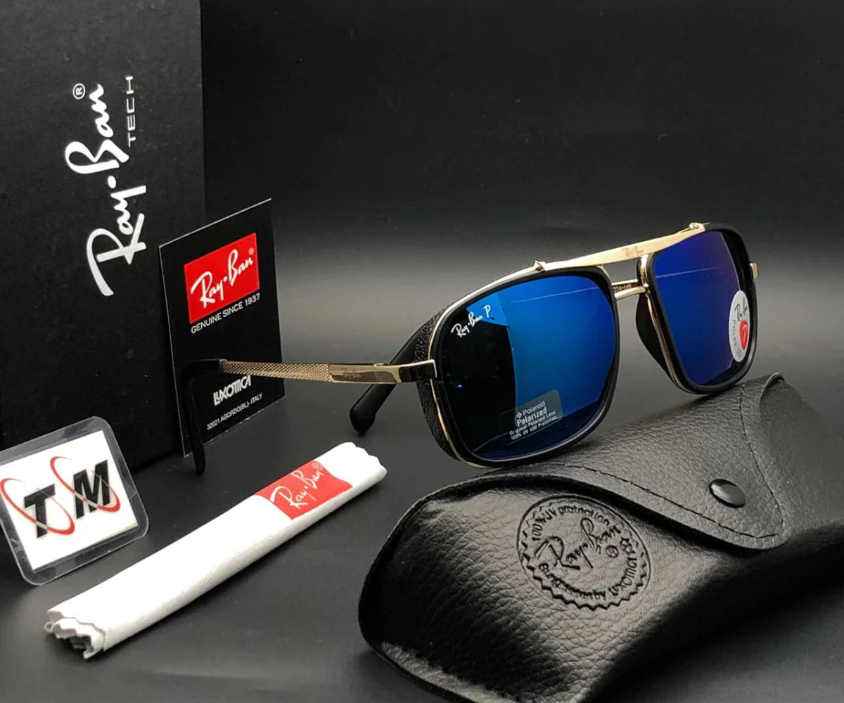 Best New Blue & Gold Master PCS Sunglasses