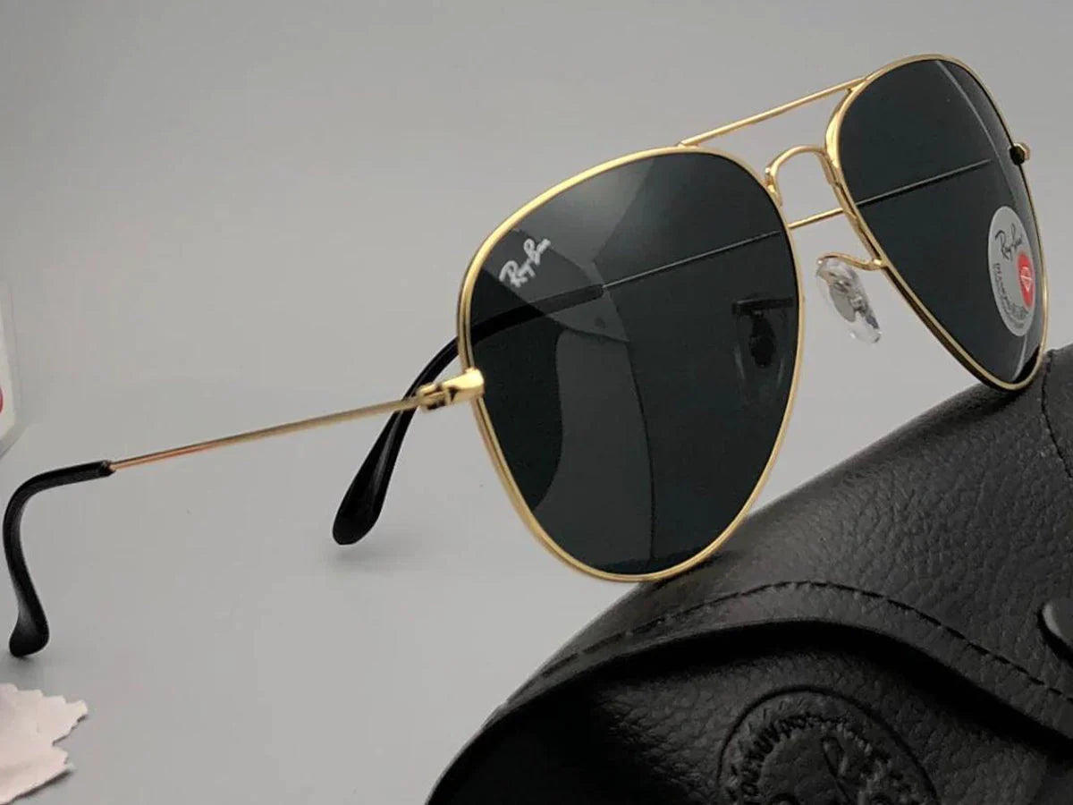 New Black & Gold Sunglasses