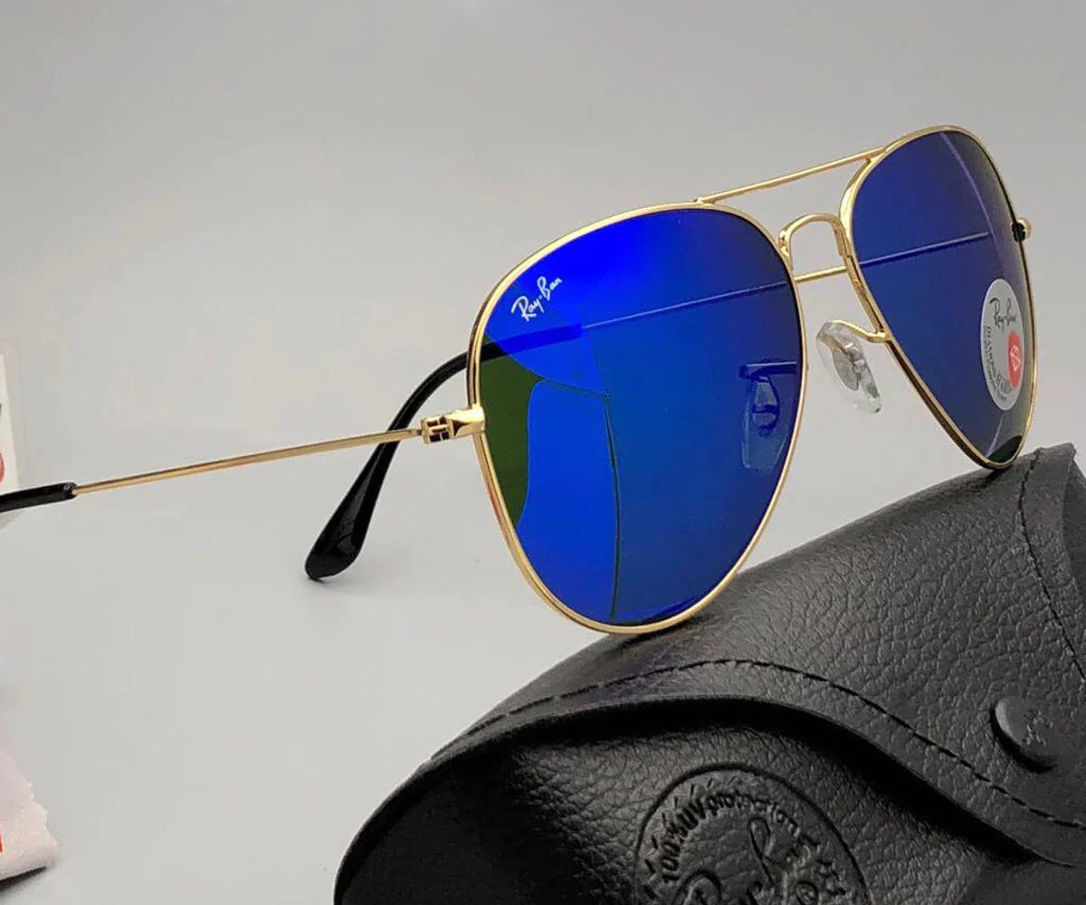 Best New Blue & Gold Sunglasses