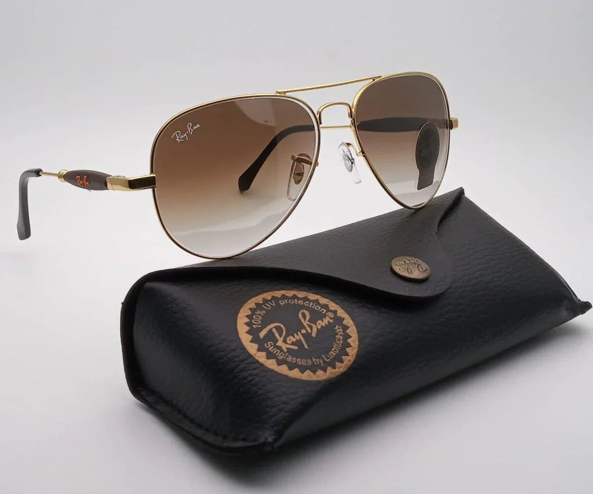 Best New Brown Shade & Gold Trendy Hot Sunglasses