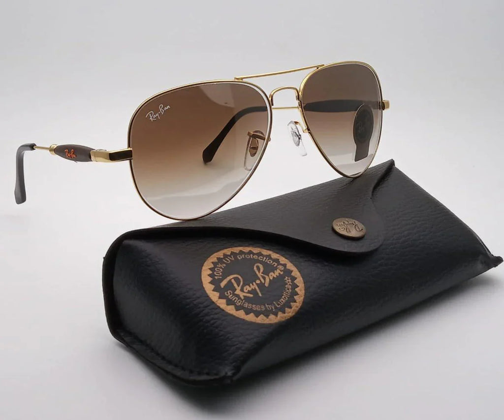 Best New Brown Shade & Gold Trendy Hot Sunglasses