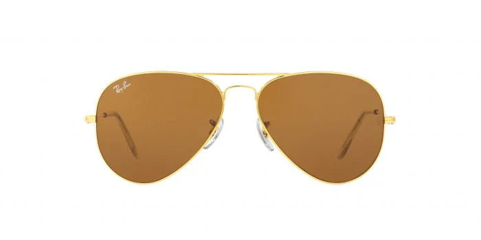 Aviator Classic Gold Brown UV-400 Sunglasses