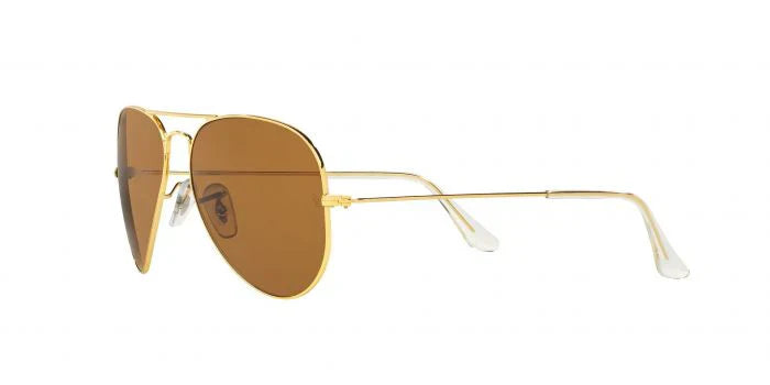Aviator Classic Gold Brown UV-400 Sunglasses