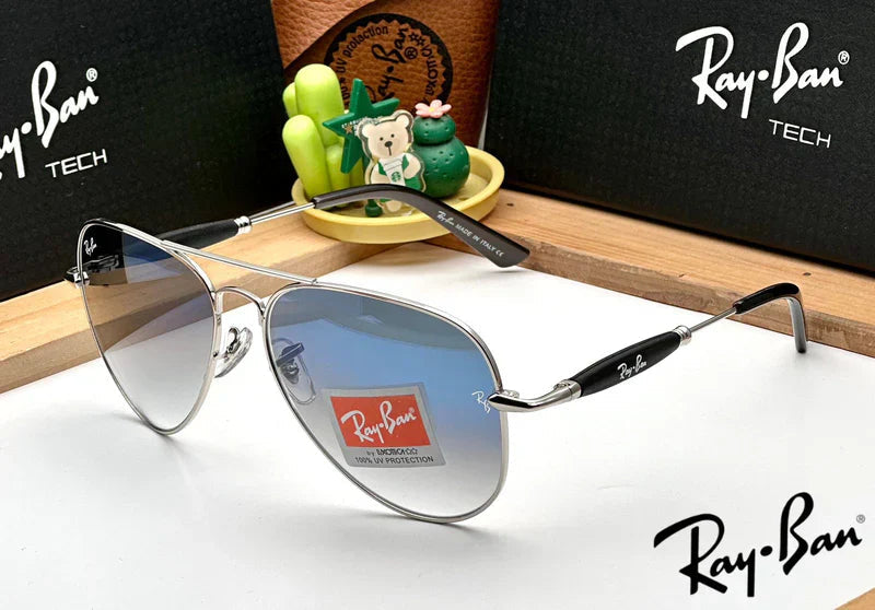 SILVER BLUE DC UV-400 SUNGLASSES