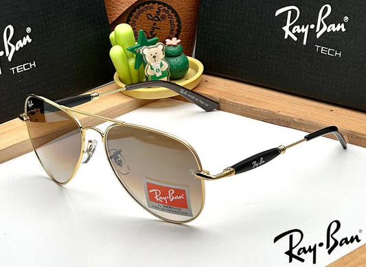 GOLD BROWN DC UV-400 SUNGLASSES
