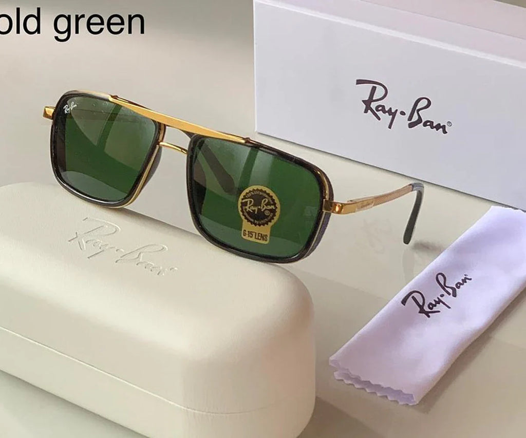 Best New Green & Gold Master PCS Sunglasses
