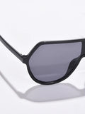 Black Lens Black Oversized Sunglasses