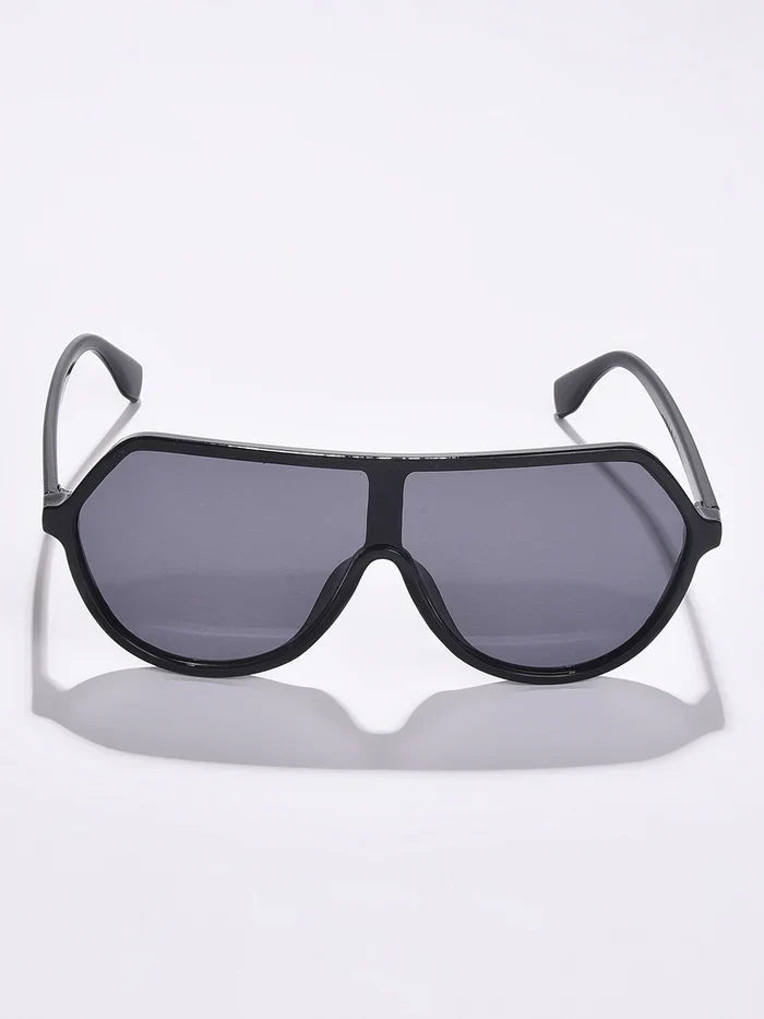 Black Lens Black Oversized Sunglasses