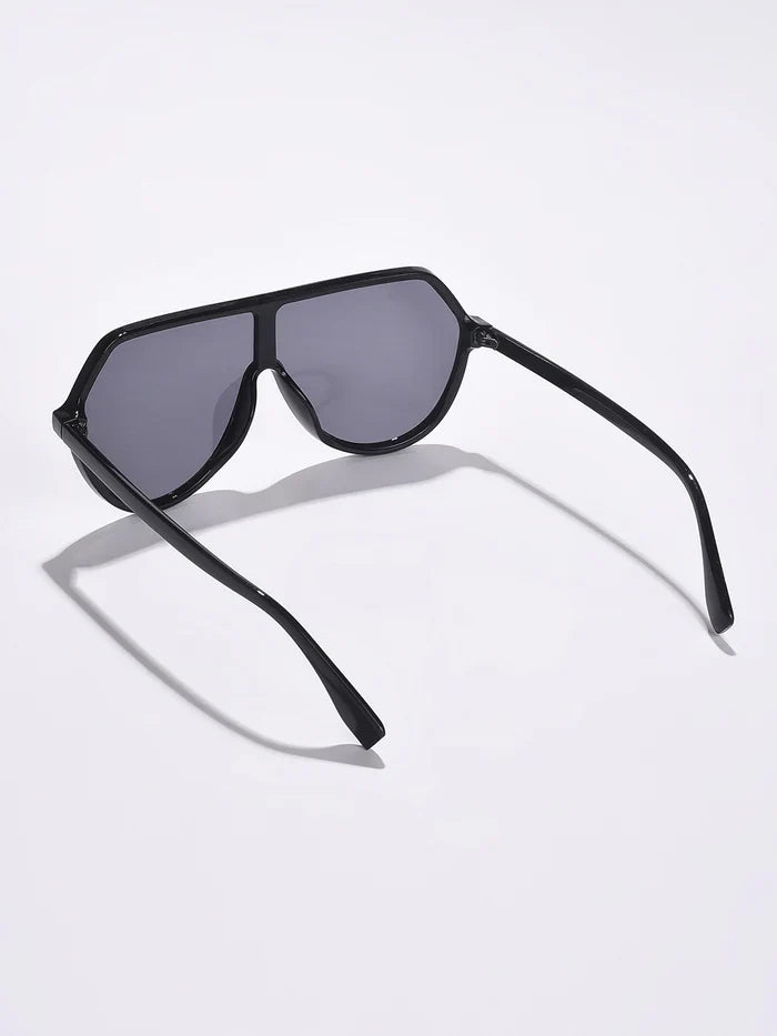 Black Lens Black Oversized Sunglasses