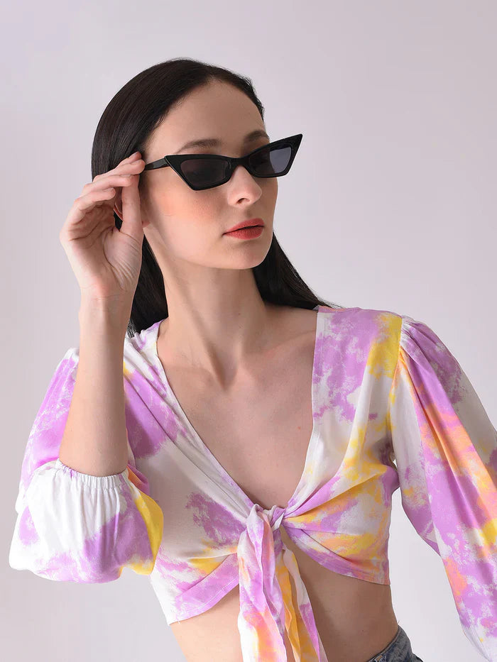 Black Lens Black Cateye Sunglasses