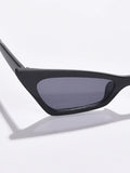Black Lens Black Cateye Sunglasses