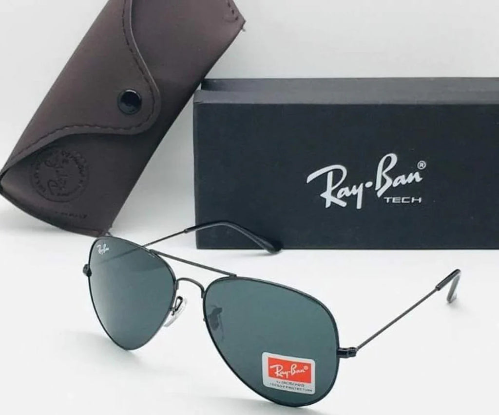 UV Protected Black & Black Sunglasses