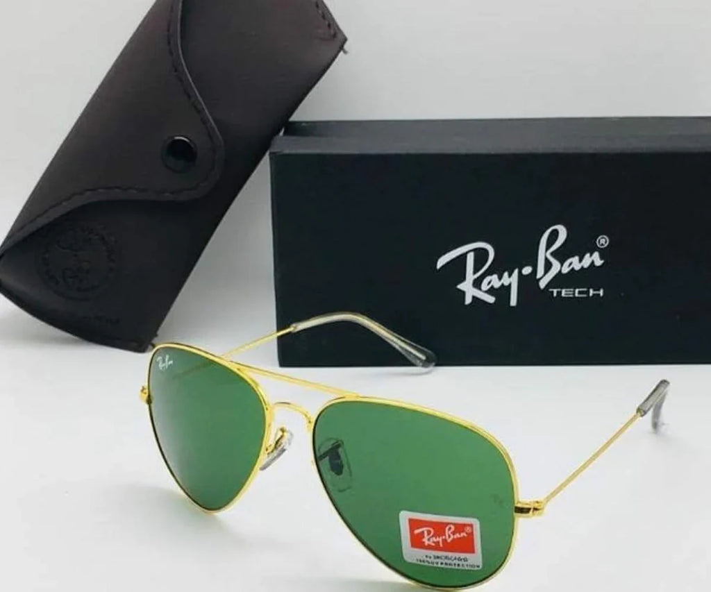 Best New Green & Gold Men Sunglasses
