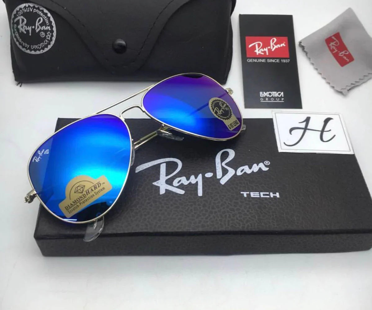 New Design Blue & Black Men Sunglasses