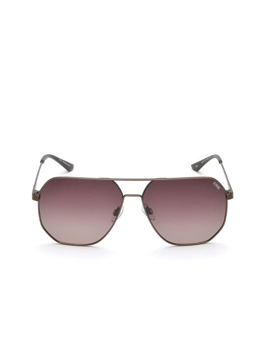 Brown Lens & Brown Square Sunglasses For Men