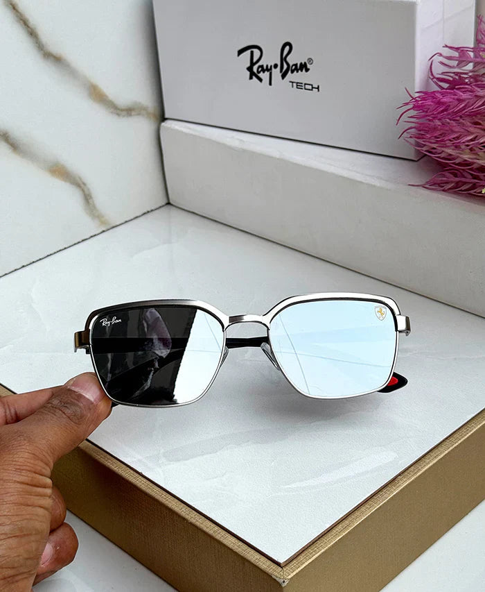 METAL SILVER MERCURY UV-400 SUNGLASSES